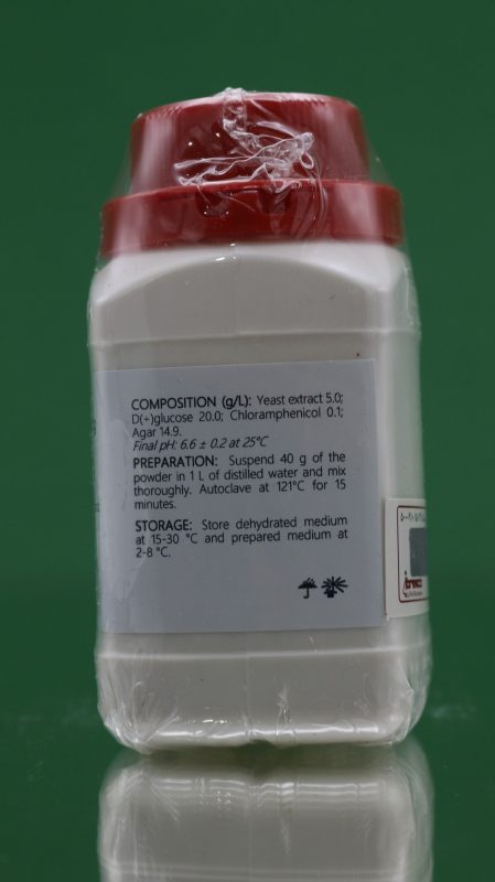 r Yeast Extract Glucose Chloramphenicol Agar